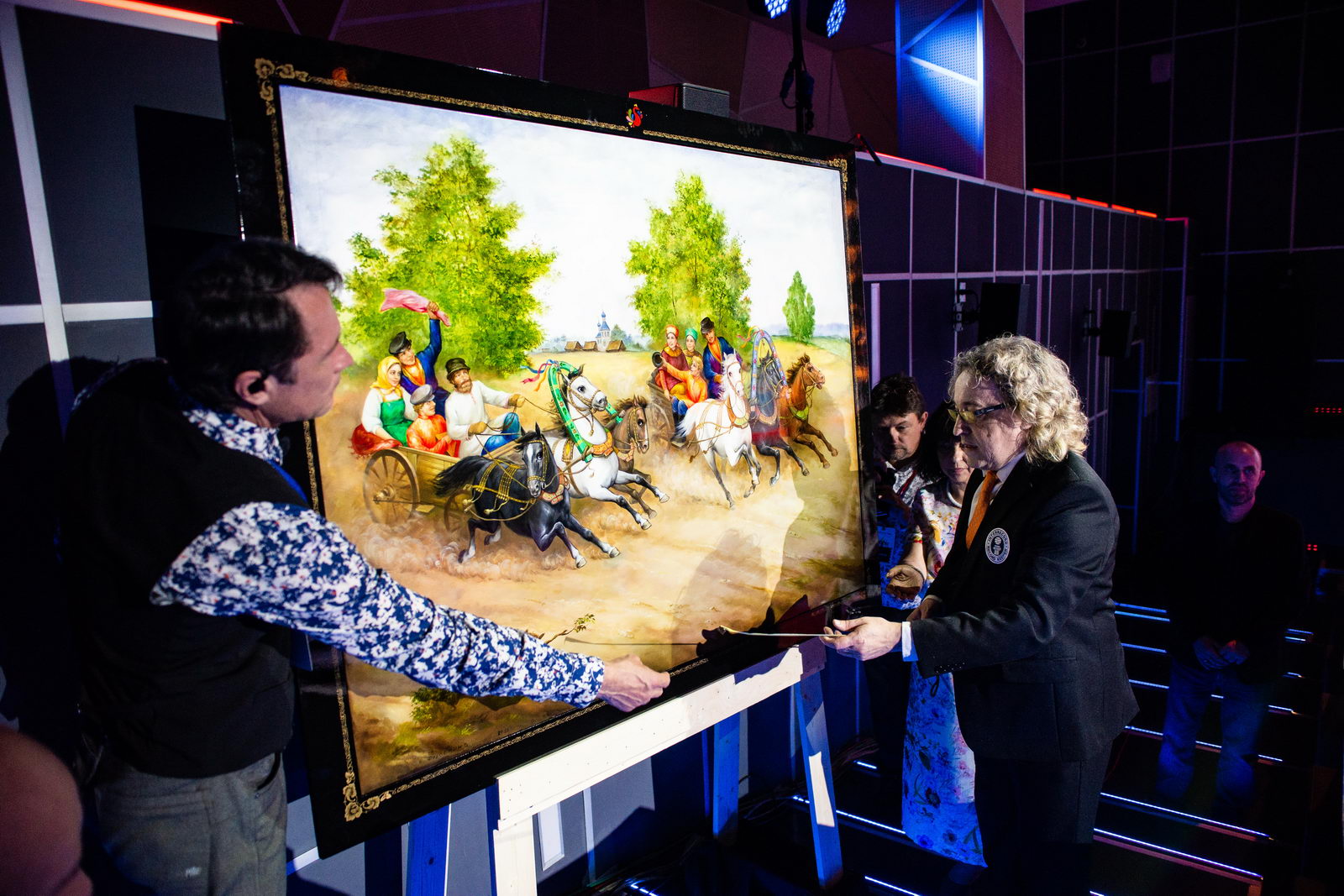 На фестивале «Русское поле» покажут самое большое панно в истории федоскинской миниатюрной живописи